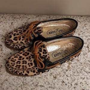 Leopard Print Sperry Topsiders